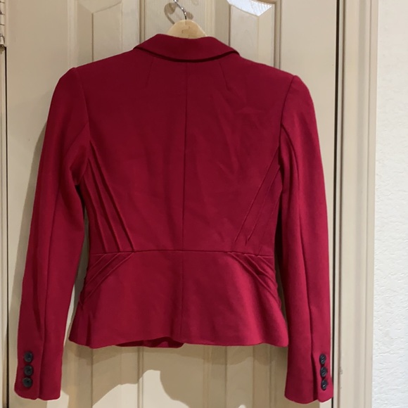 VERSONA  Red Blazer, size 0 - Picture 6 of 7